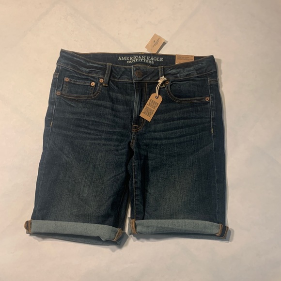 American Eagle Outfitters Pants - America Eagle Skinny Bermuda Low Rise Size 10